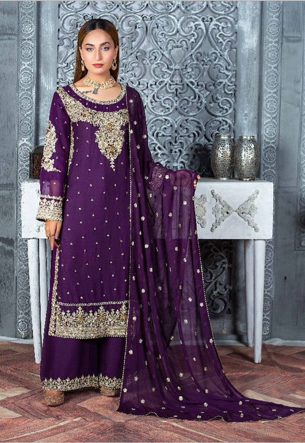 Brit Designer Chiffon_100164 Pakistani ladies suit B127