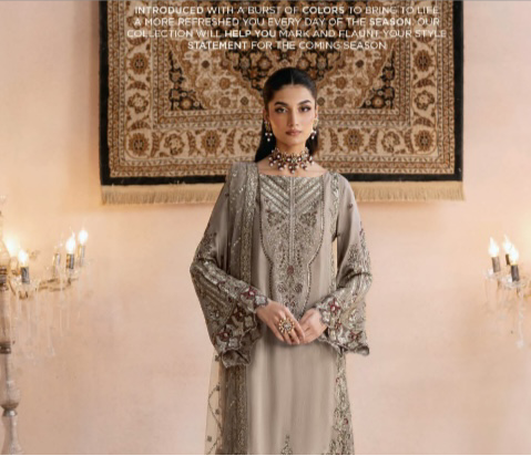 Ramsha original designer silk_100115 Pakistani ladies suit B121