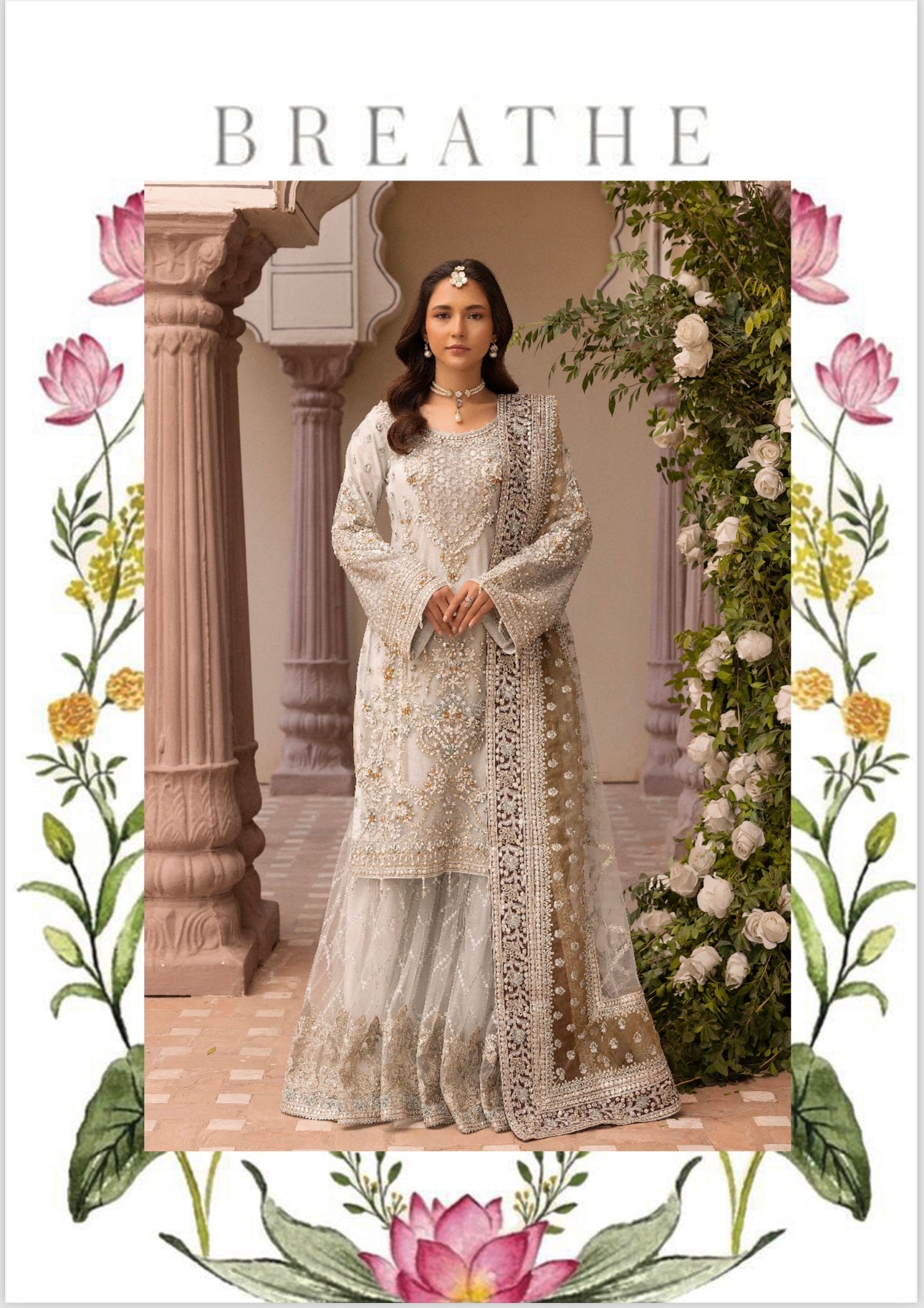 Simrans 3 piece lux wedding wear_100187 Pakistani ladies suit B132