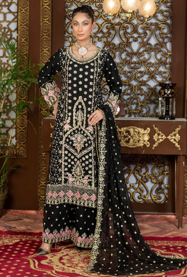 Brit 3 piece chiffon _9026 Pakistani suits B82