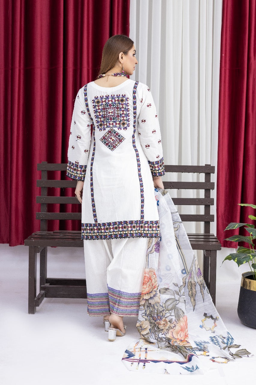 Karma inspired 3 piece lawn _81042 Pakistani ladies suit K182