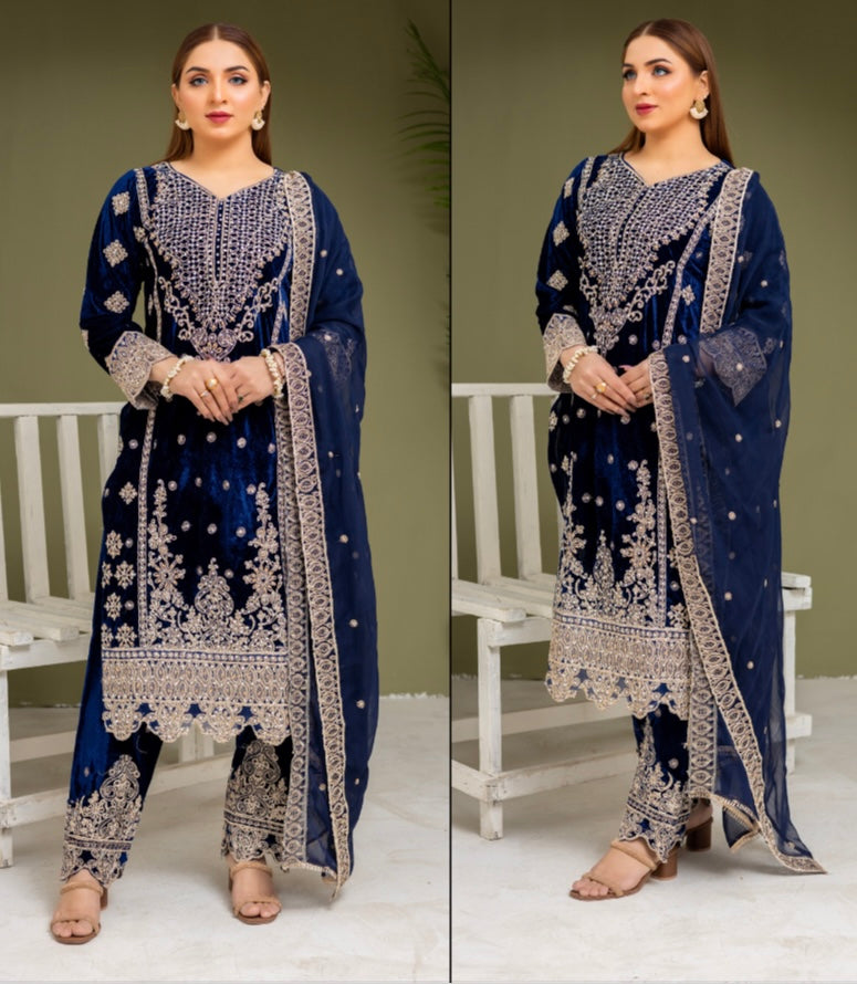 Brit Valvet 3 piece _4000 D2 Navy