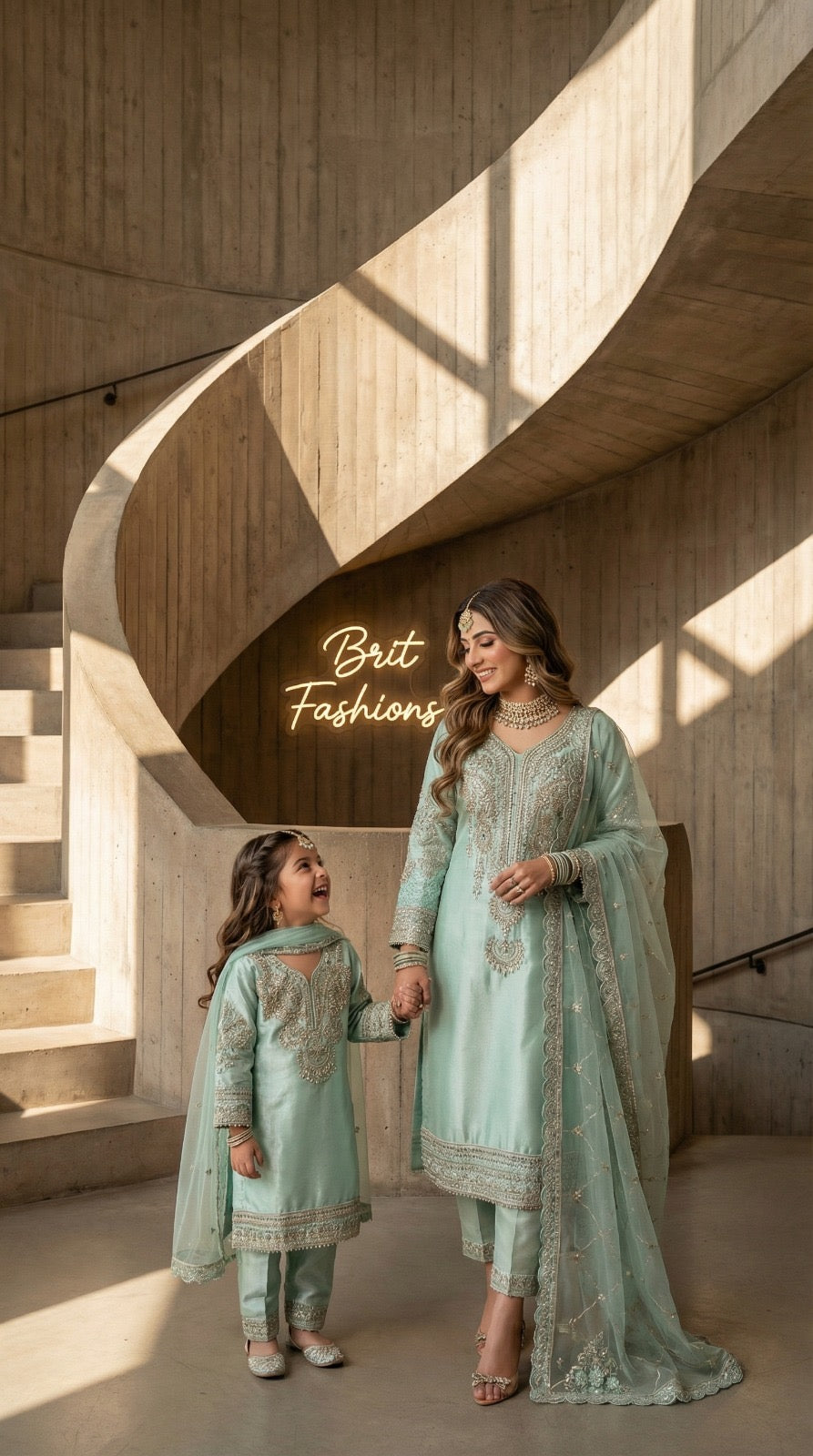 KIDS 3 piece luxury SILK _81042 Pakistani ladies suit B514