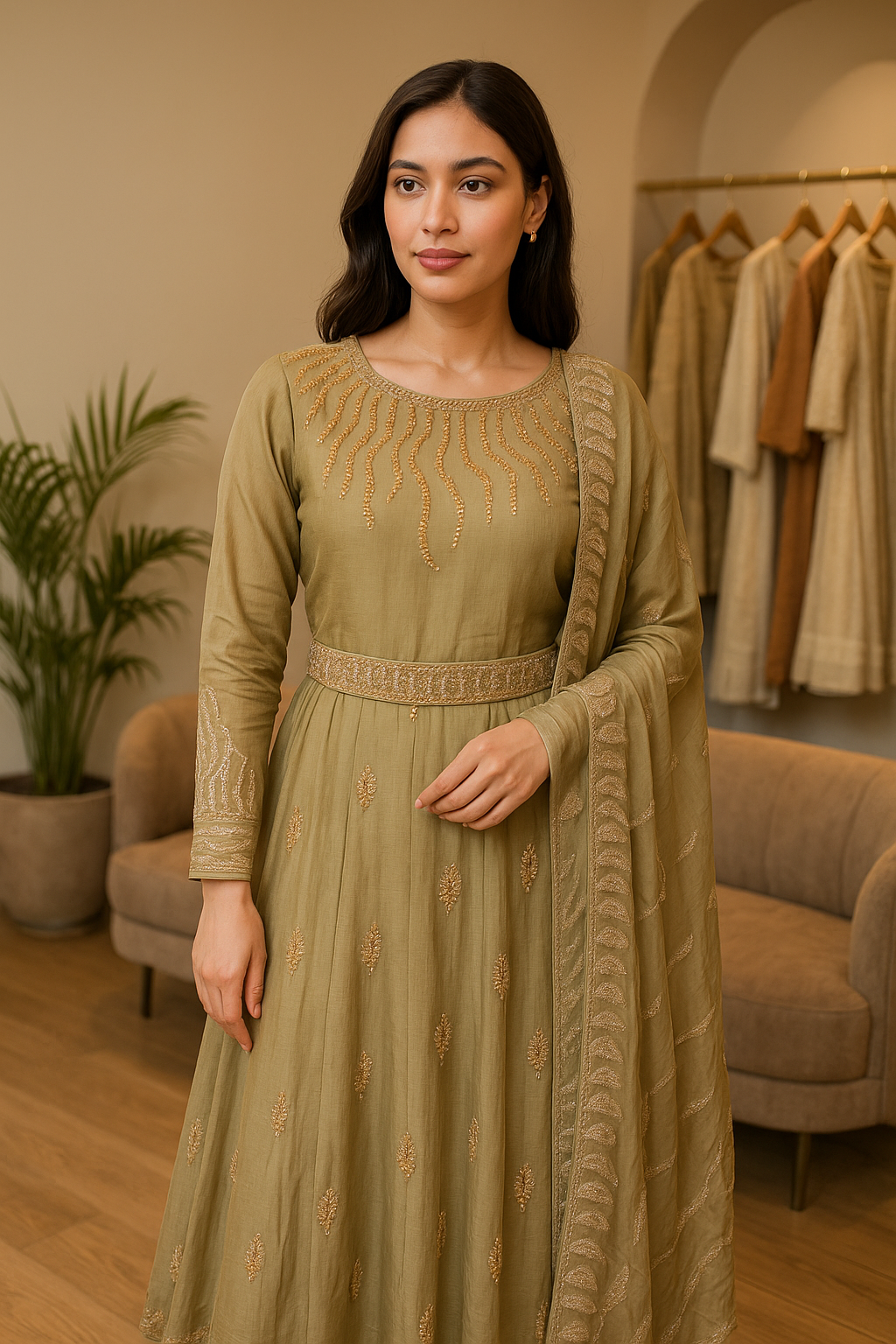 Brit 3 piece luxury chiffon_81042 Pakistani ladies suit B237
