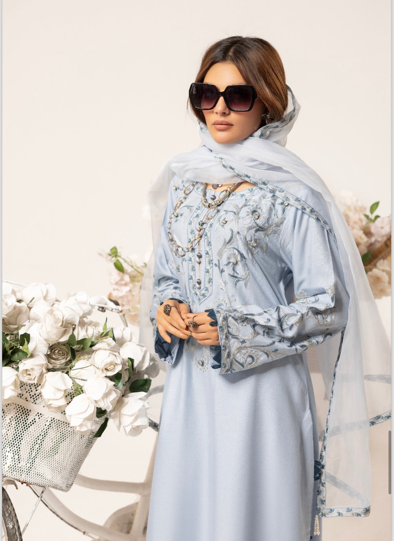Simrans 3 piece linen_7063 ladies suit B50