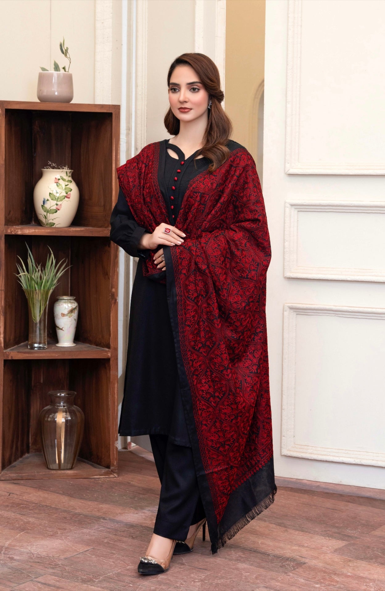 Raniya 3 piece_6035 Dhanak Pakistani ladies suit B18