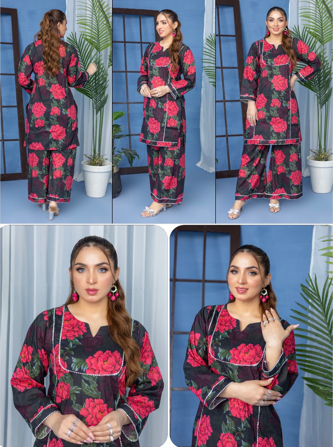 M print inspired 2 piece Lawn_81012 Pakistani ladies suit B173