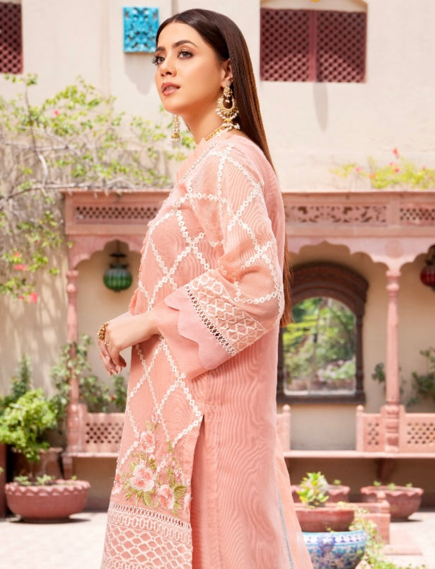Raniya Designer 3 piece chicken kari _8046 Pakistani suits RCL