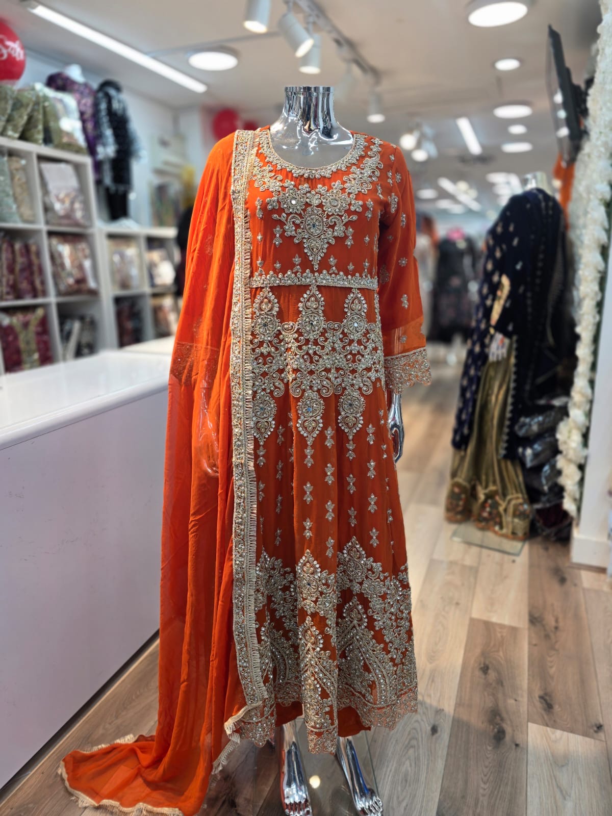 Brit 3 piece chiffon_8006 Pakistani suits Z1