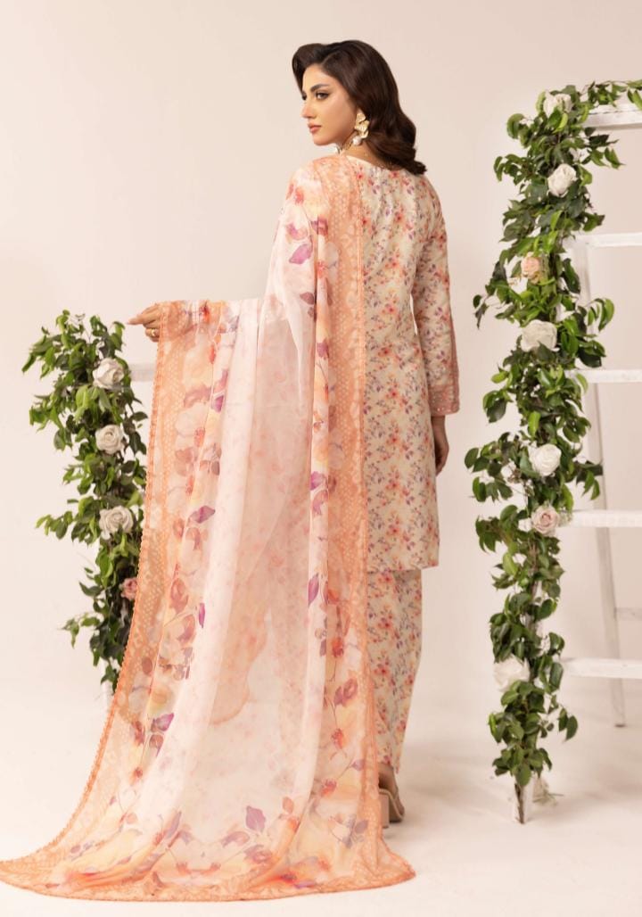 Mother and daughter Simrans 3 piece lawn_81043 Pakistani ladies suit B184