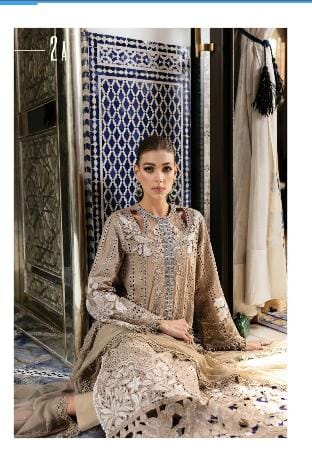 M B inspired 3 piece Lawn stitched_81044 Pakistani ladies suit B185