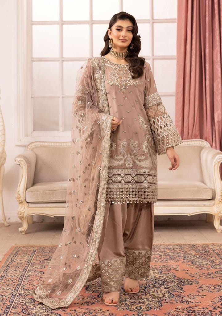 Ivana Lux by Simrans 3 piece stitched_81046 Pakistani ladies suit B187