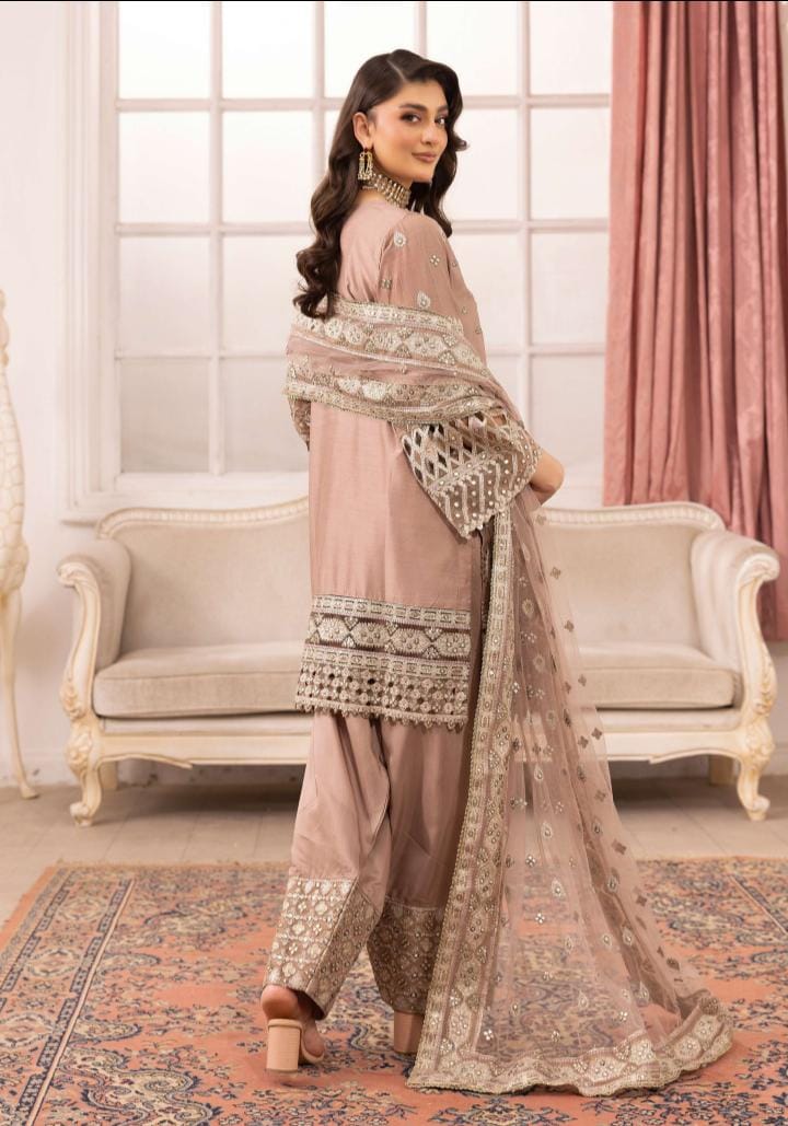 Ivana Lux by Simrans 3 piece stitched_81046 Pakistani ladies suit B187