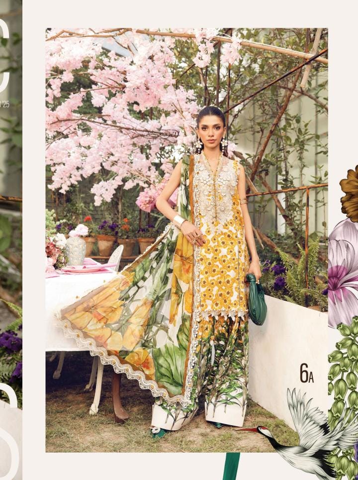 M Prints 3 piece Lawn stitched_81047 Pakistani ladies suit B188
