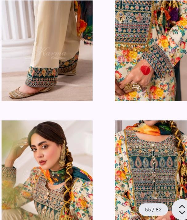 Karma original designer lawn_81041 Pakistani ladies suit B176