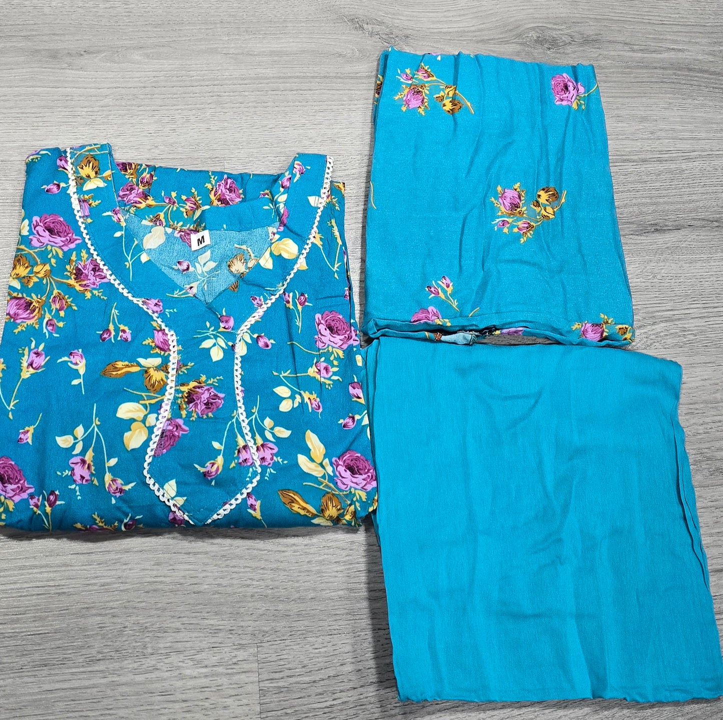 Brit 3 piece Dhanak Pakistani ladies Winter collection suit B398