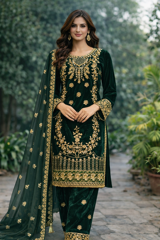 Brit 3 piece Micro Valvet winter collection  B438