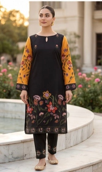 BRIT 2 piece luxury lawn collection ladies dress B668