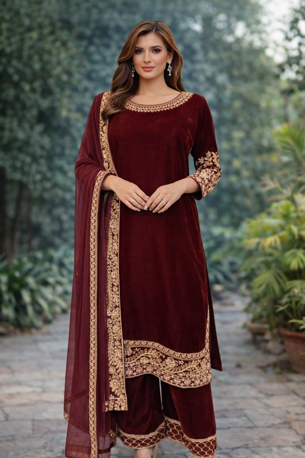 Brit 3 piece Micro Valvet winter collection  A B453