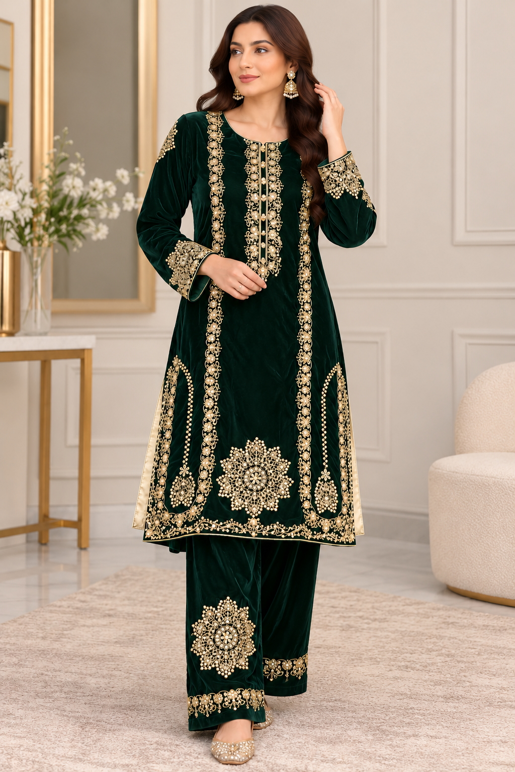 Brit 2 piece Valvet designer collection B815