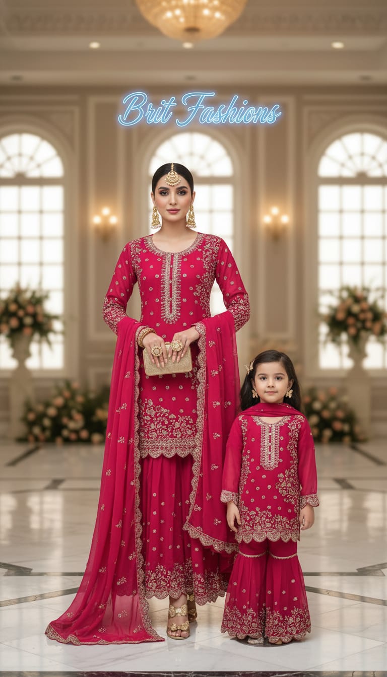 Brit 3 piece chiffon 81042 Pakistani ladies suit B475