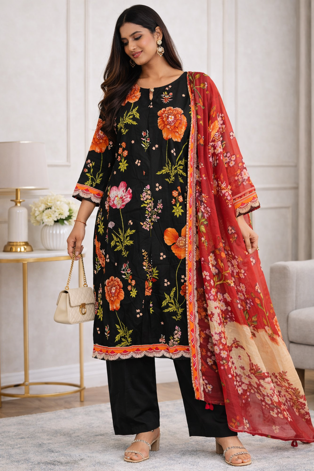 BRIT 3 piece lawn Pakistani ladies suit B542