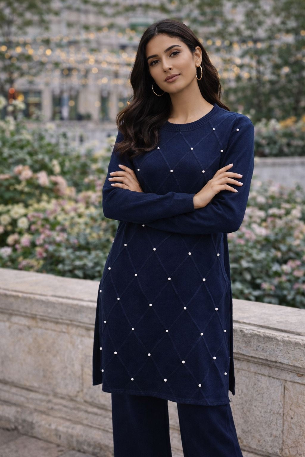 Brit 2 piece winter cord set collection Pakistani ladies suit B432