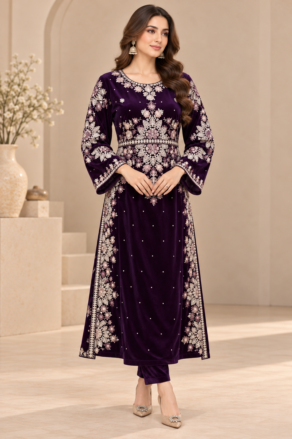 BRIT- GL 2 piece Valvet designer collection  B822