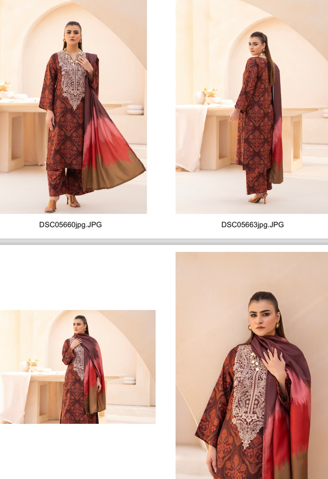 Raniya 3 piece Dhanak Pakistani ladies suit B392