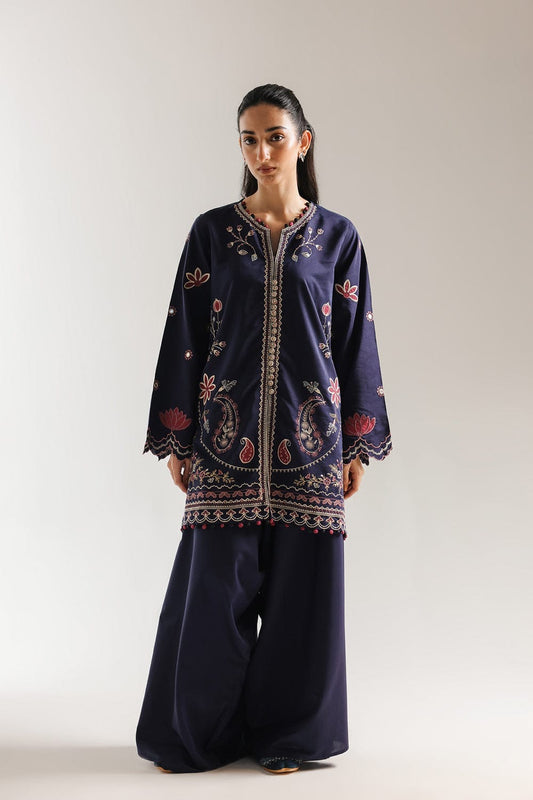 ETHNICH 3 piece embroidery linen ladies dress B612