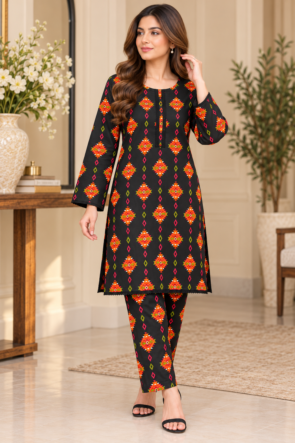 BRIT- GL 2 piece Khadar designer collection  B839