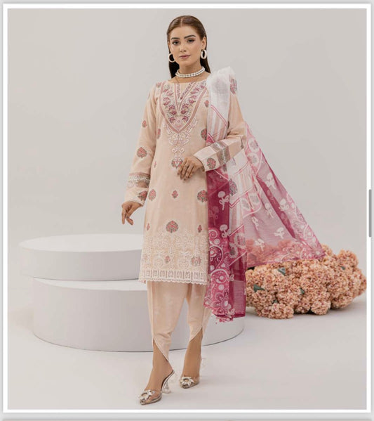 Easha aesha inspired 3 piece Lawn_100311 Pakistani ladies suit B212