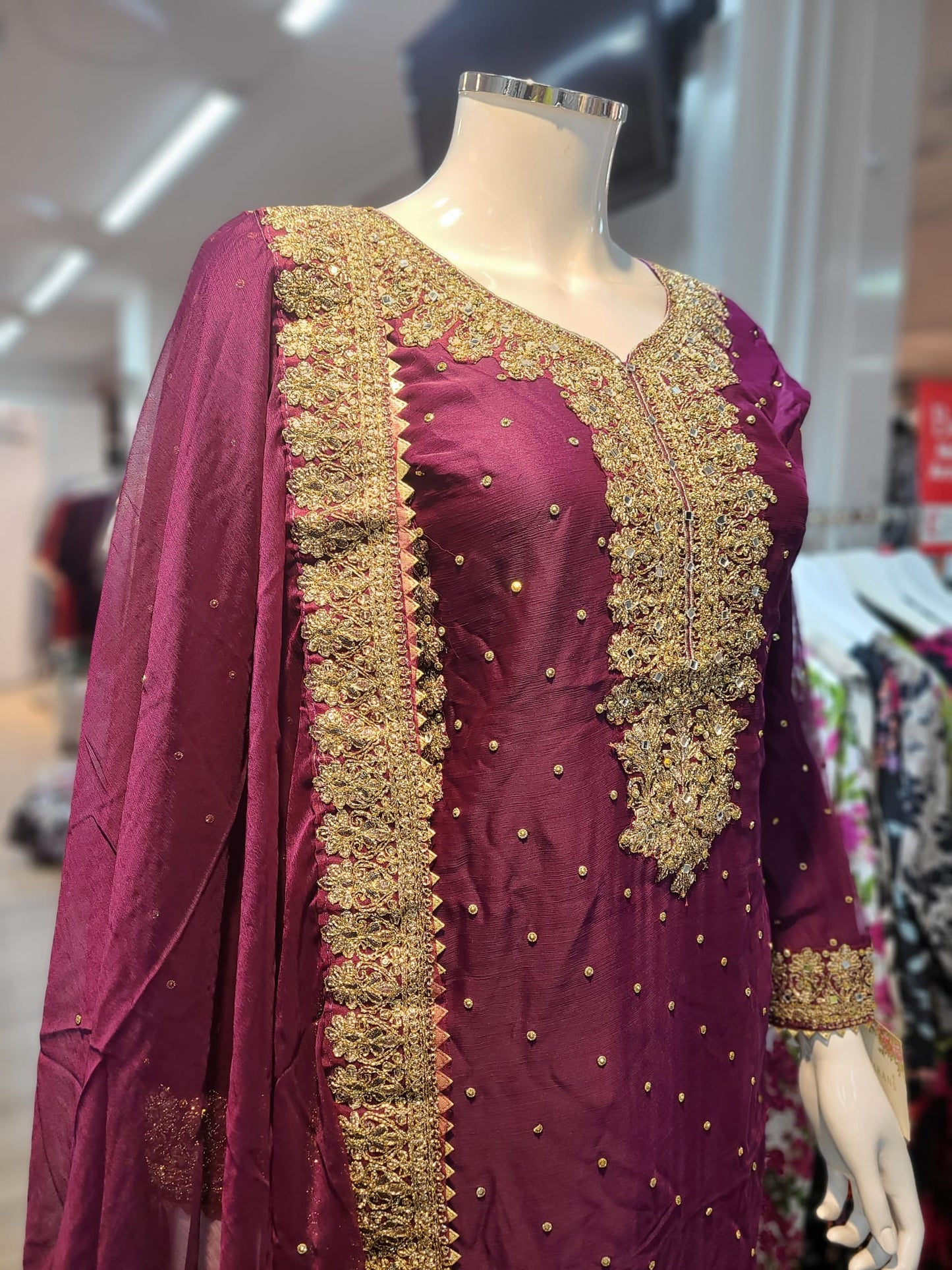 Nida 3 piece luxury chiffon _81042 Pakistani ladies suit B217