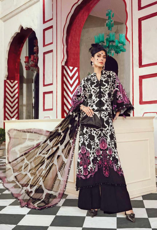 M print original Designer 3 piece winter collection Pakistani ladies suit B328