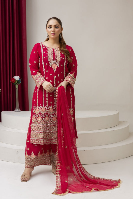 Brit 3 piece luxury chiffon _81042 Pakistani ladies suit B258