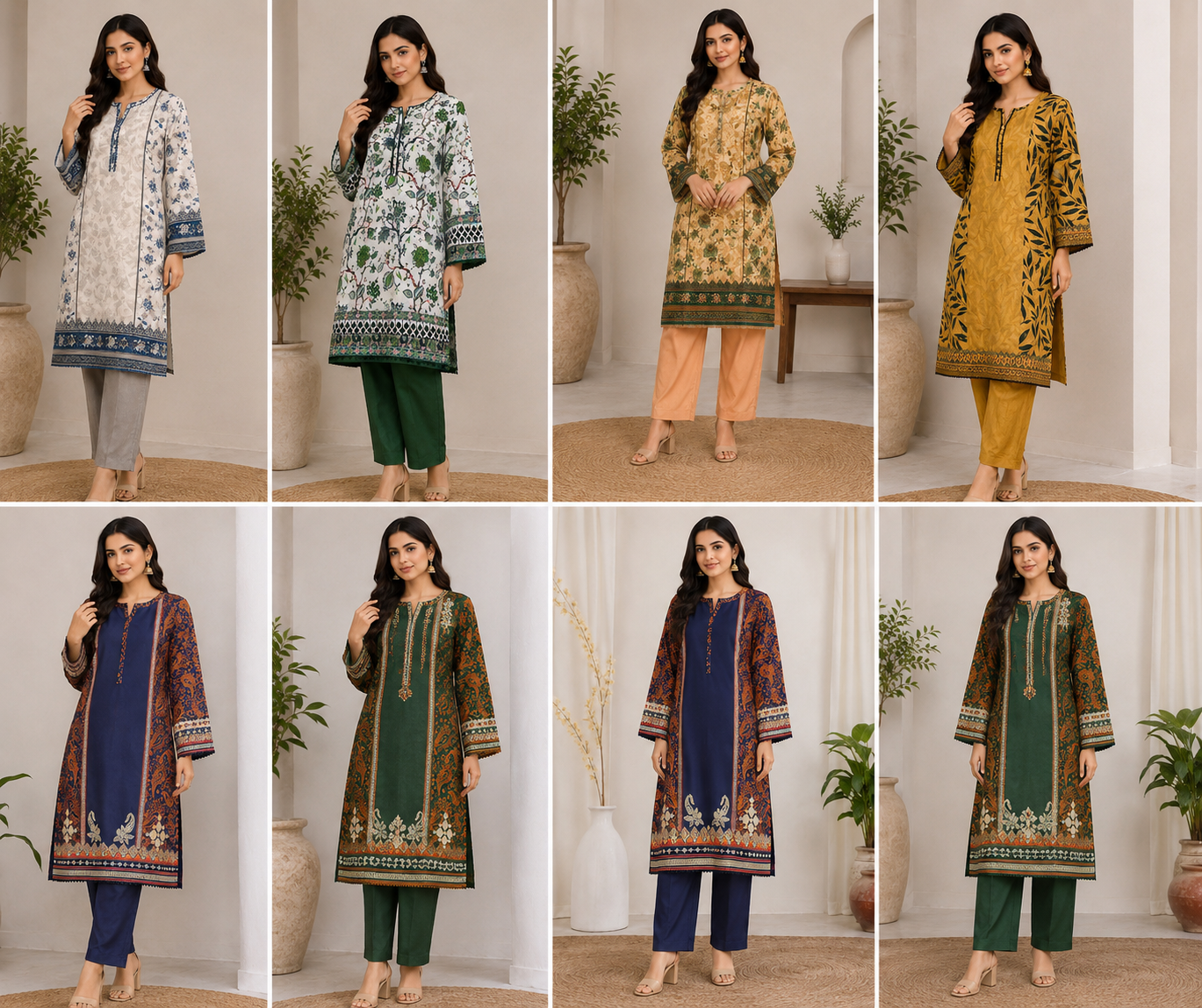 BRIT 2 piece luxury lawn collection ladies dress B651