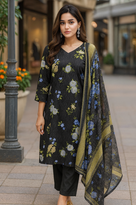Brit 3 piece luxury lawn_81042 Pakistani ladies suit B227