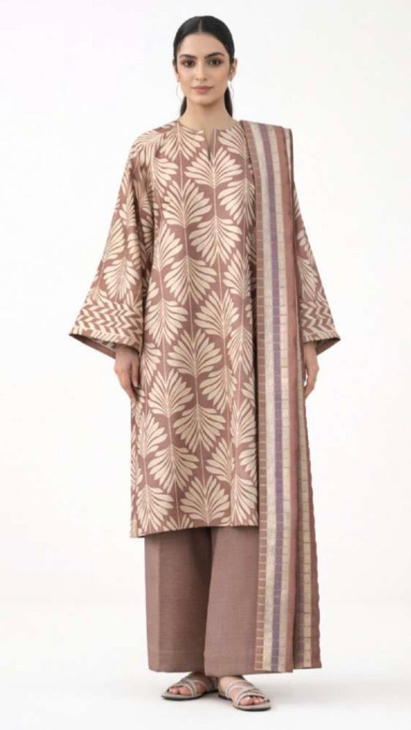 SAPPHIRE inspired 3 piece luxury lawn collection ladies dress B682