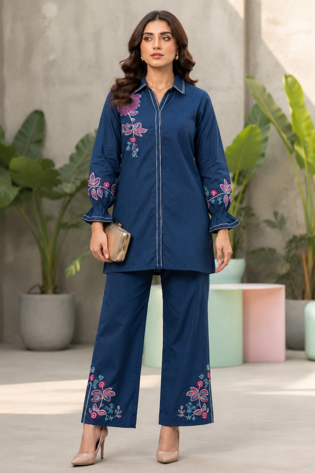 Brit 2 piece luxury viscous collection B721