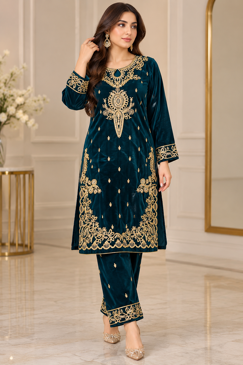 Brit 2 piece Valvet designer collection B815