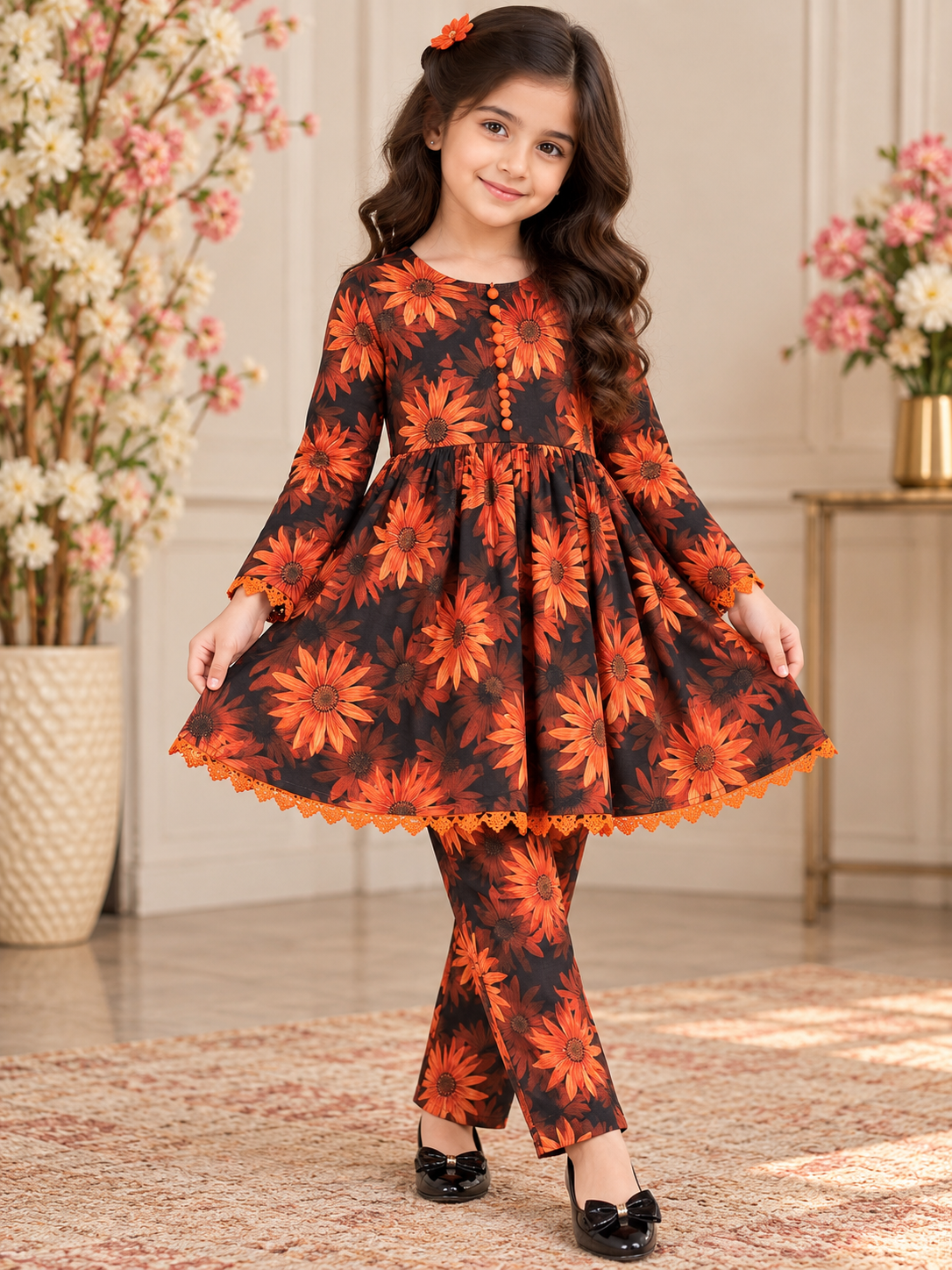 Bin Saeed KIDS- GL 2 piece Khadar collection B801
