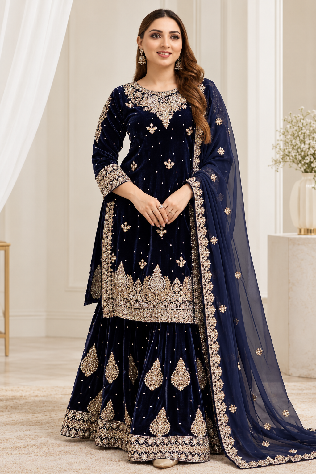 BRIT - GL 3 piece valvet designer collection B807