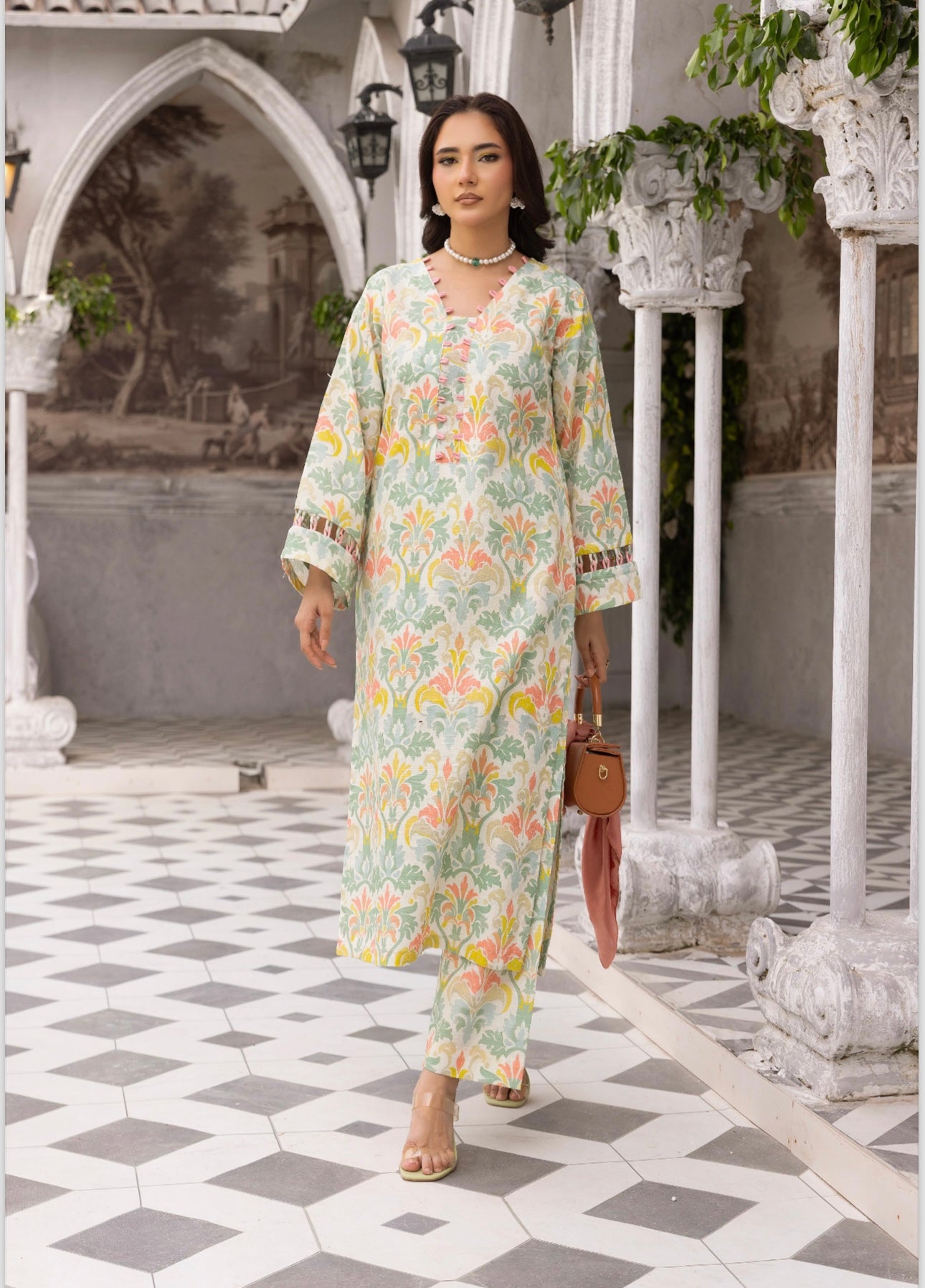 Brit 2 piece Khadar ladies suit_B315