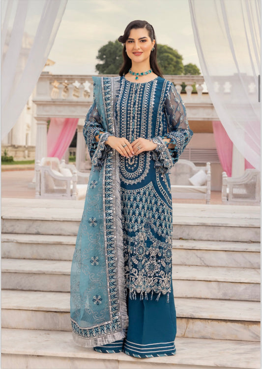 Brit 3 piece lux wedding wear_100217 Pakistani ladies suit B137*