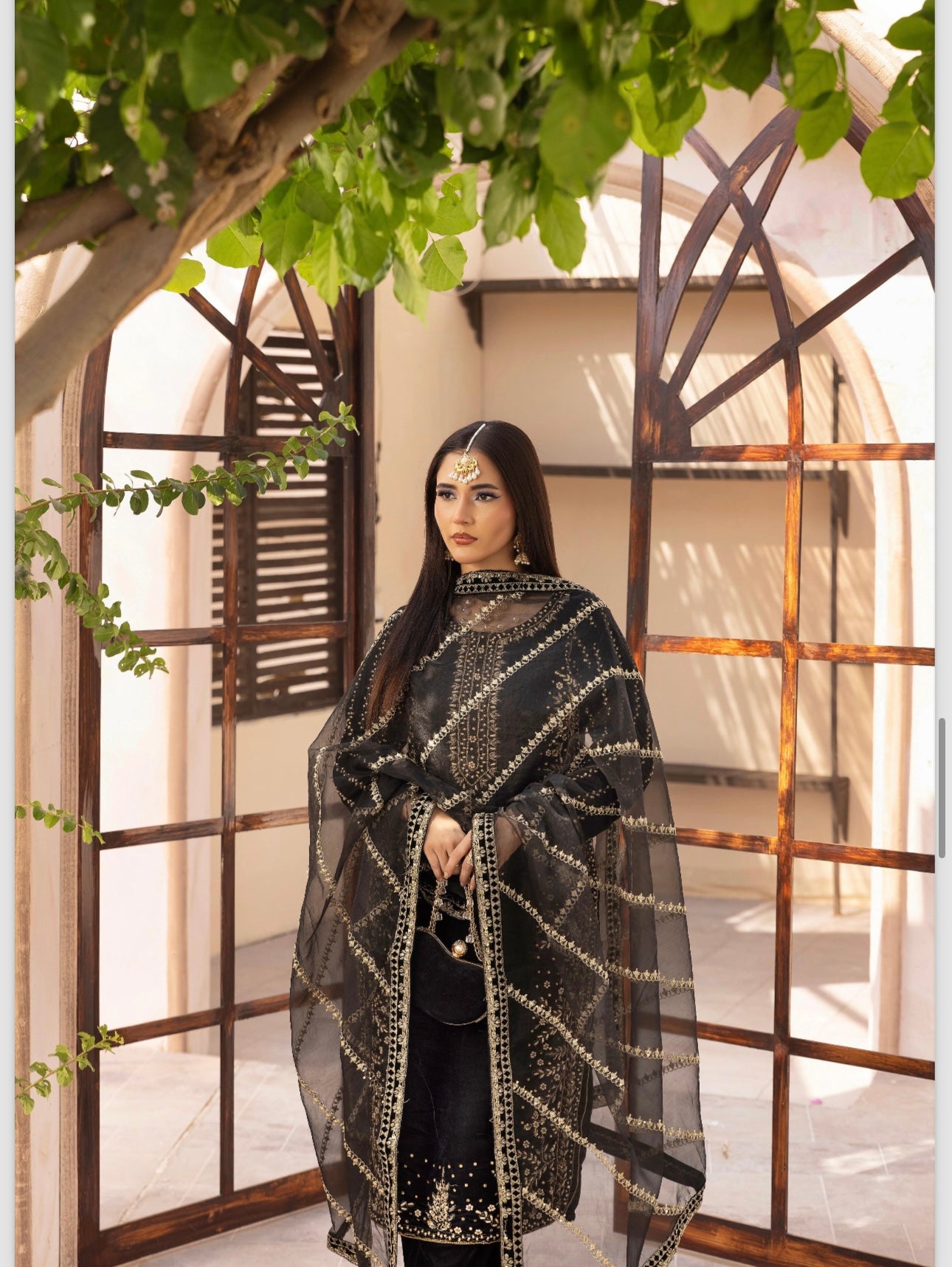 Brit 3 piece Designer luxury Valvet winter Pakistani ladies suit_B310