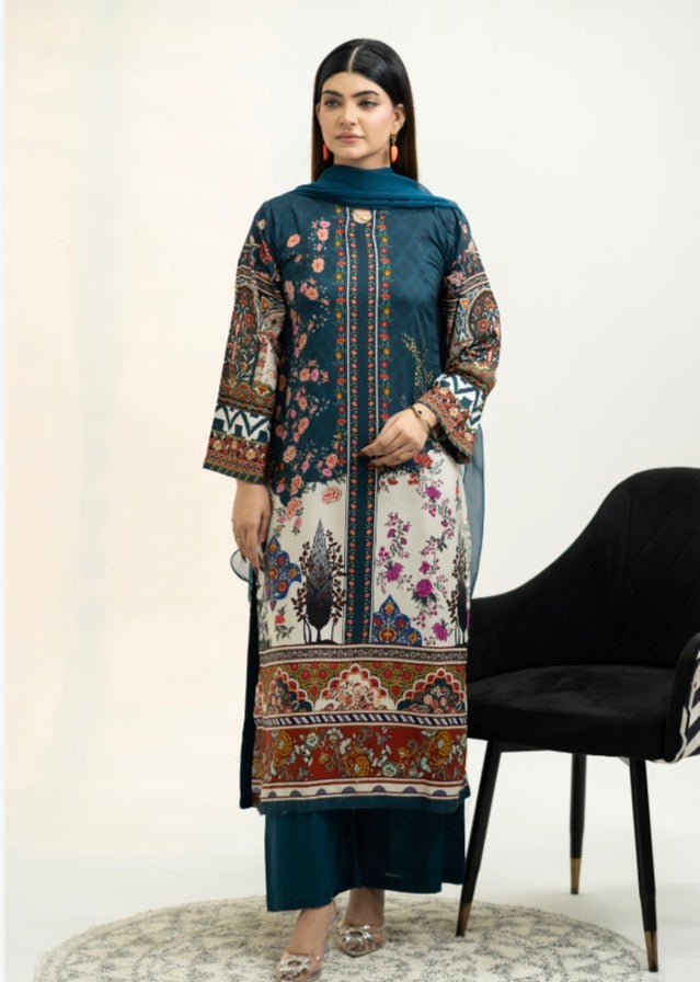 BRIT- GL 3 piece Winter linen designer collection B820
