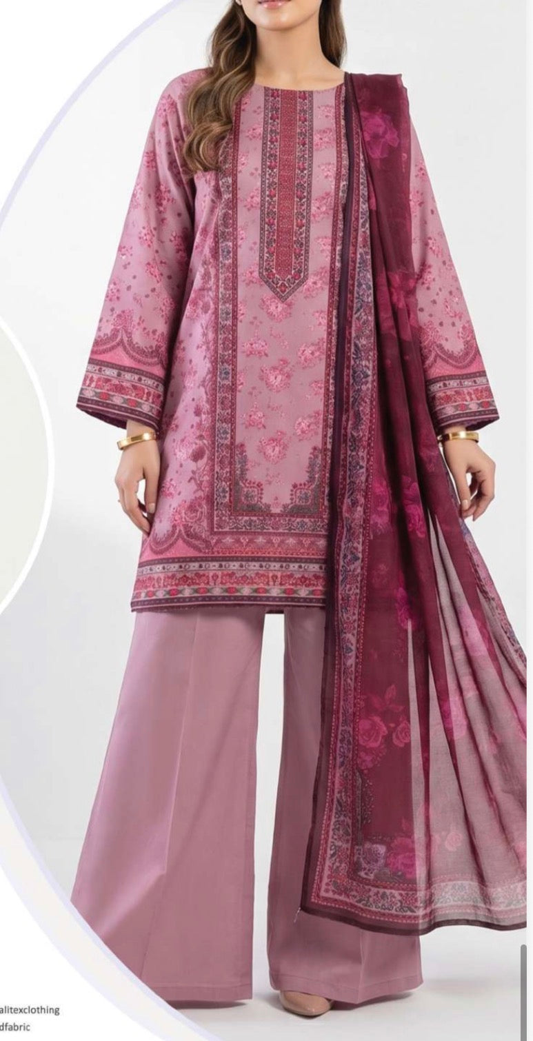 Sana Safinaz inspired 3 piece luxury lawn collection ladies dress B683