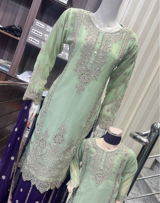 Brit Mother and Daughter 3 piece Chiffon_81043 B178