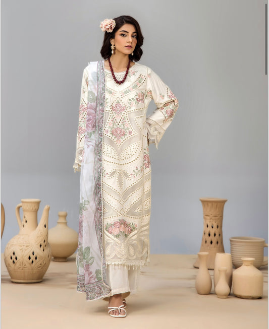 Brit 3 piece luxury lawn_81042 Pakistani ladies suit B196