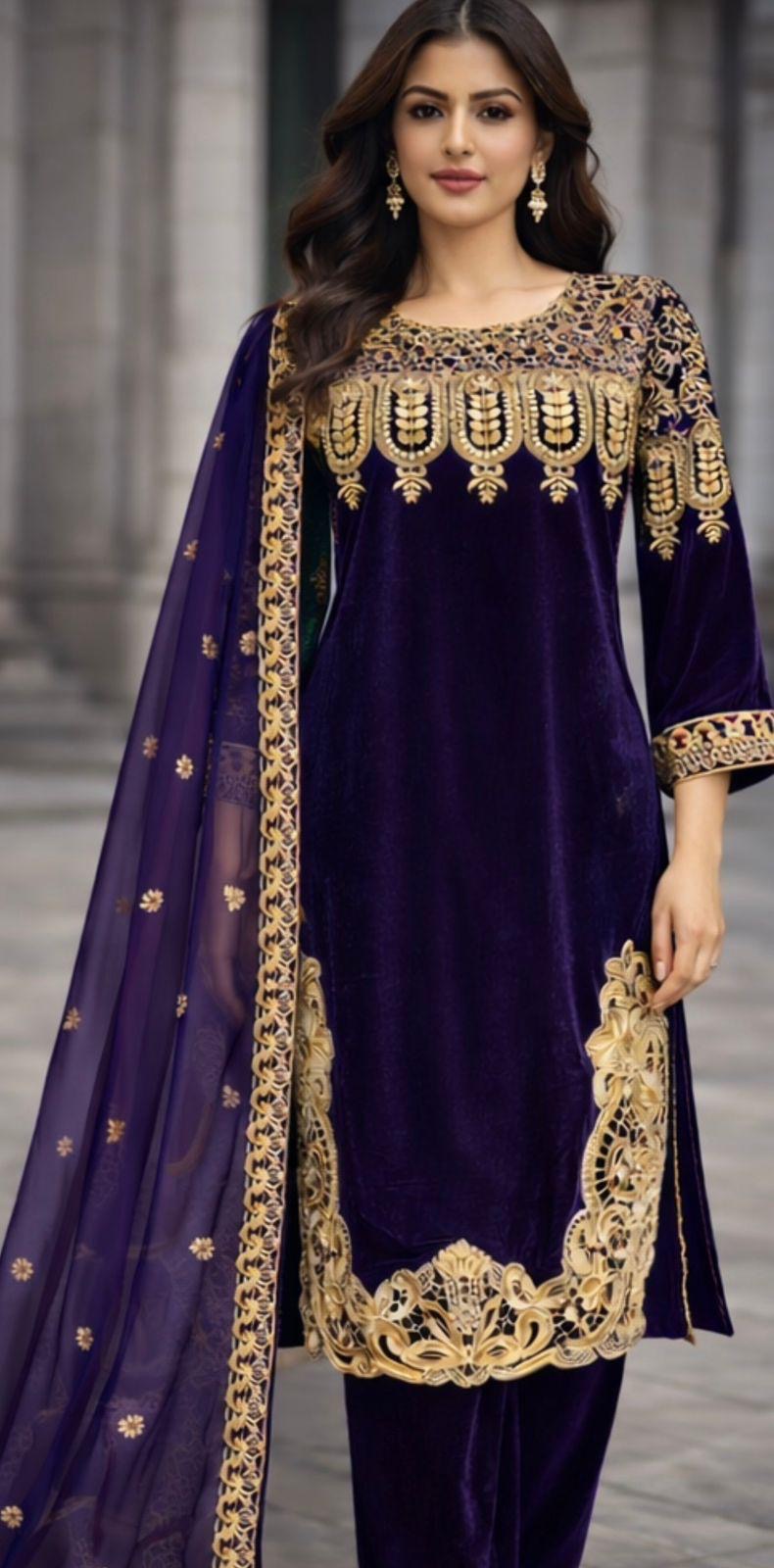 Brit 3 piece Micro Valvet winter collection  B436